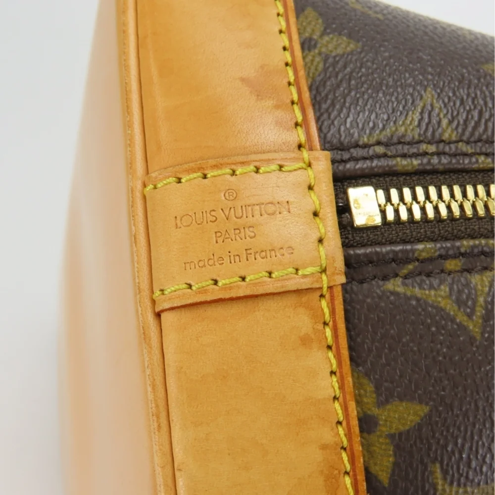 LOUIS VUITTON Brown Monogram Alma Bag